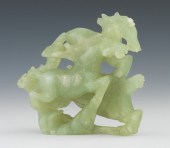 A Chinese Large Carved Bowenit