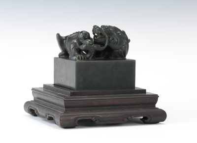 A Chinese Large Carved Jade