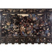 A Chinese Large Eight-Paneled