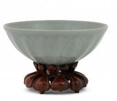 A CHINESE LONGQUAN CELADON POR