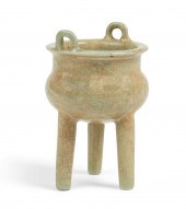 A CHINESE LONGQUAN CELADON TRI