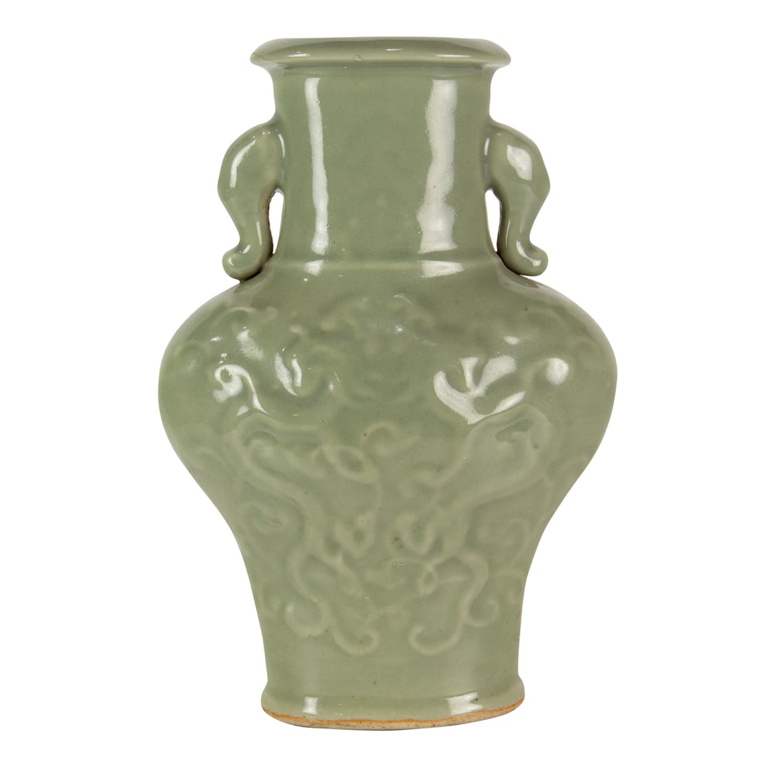 A CHINESE LONGQUAN VASEA Chinese