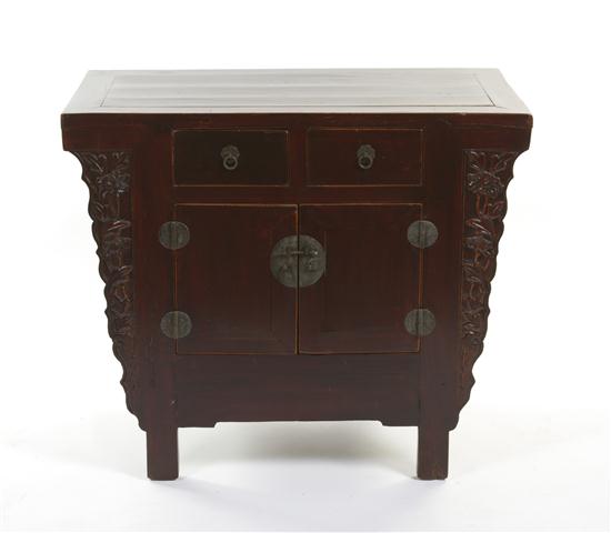 A Chinese Low Cabinet having a
