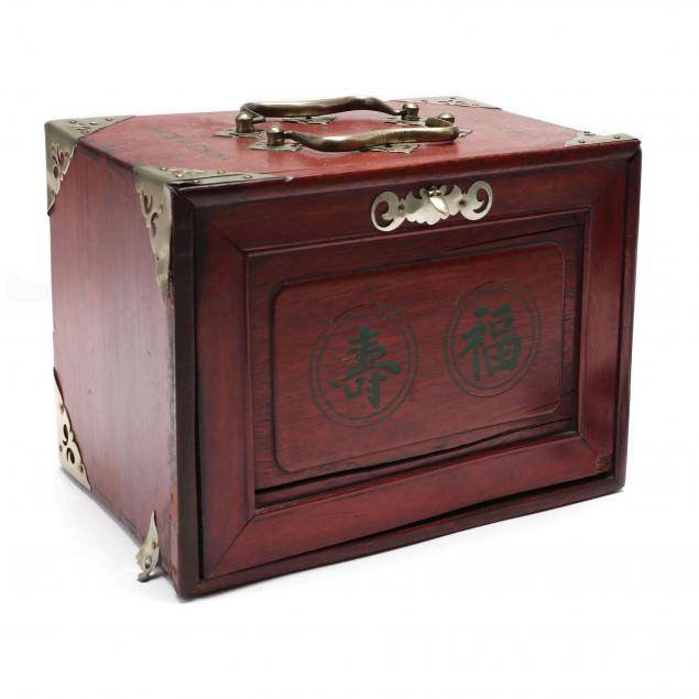 A CHINESE MAHJONG SET 20th century,