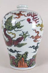 A CHINESE MASSIVE DRAGON-DECOR