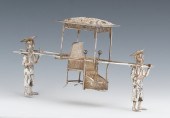 A Chinese Miniature Silver Pal