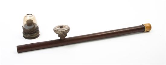A Chinese Opium Pipe with a pipe