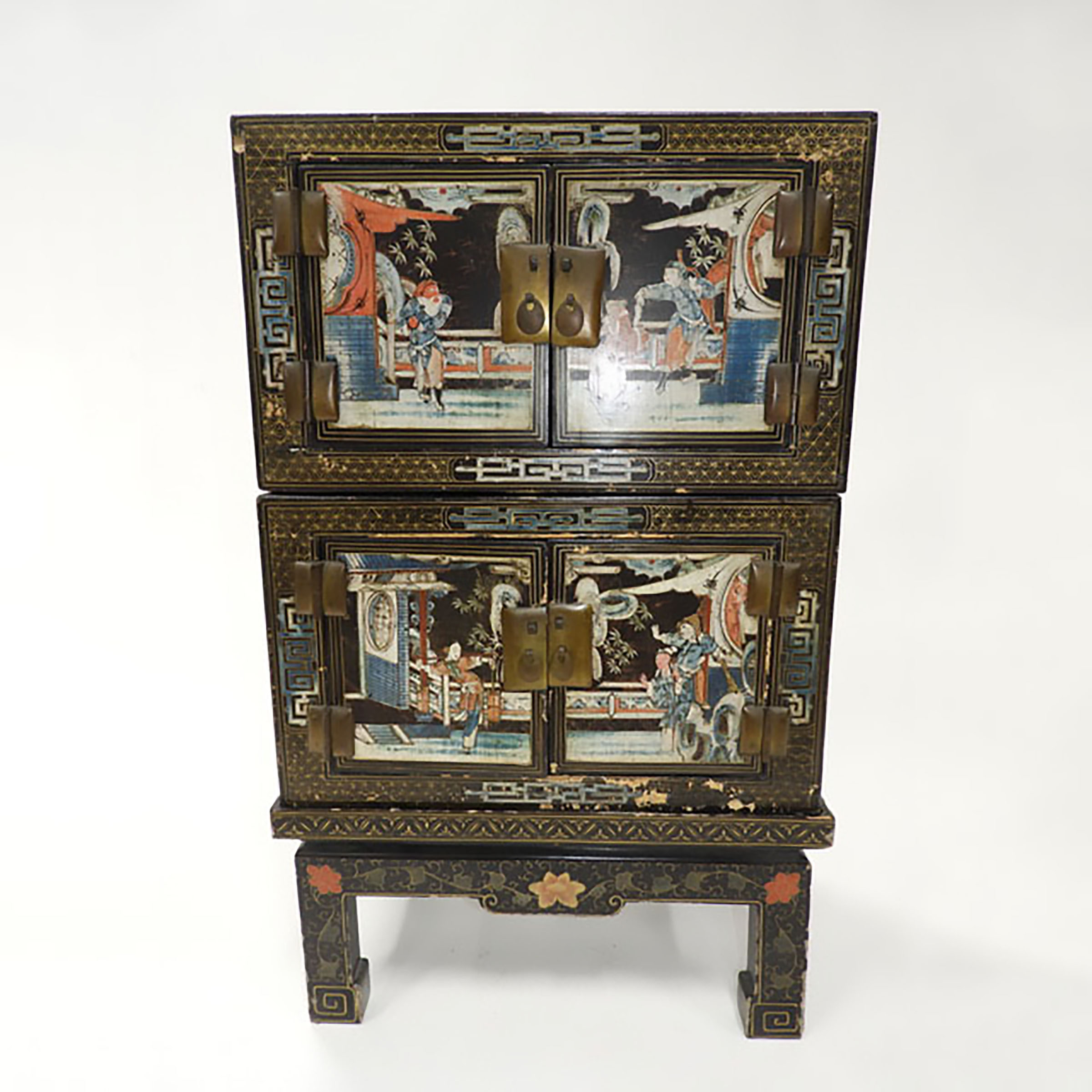A Chinese Painted and Lacquered