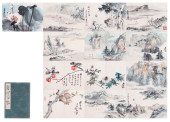 A CHINESE PAINTING ALBUM SIGNE
