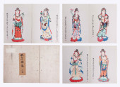 A CHINESE PAINTING ALBUM SIGNE