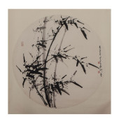 A CHINESE PAINTING OF BAMBOOS,