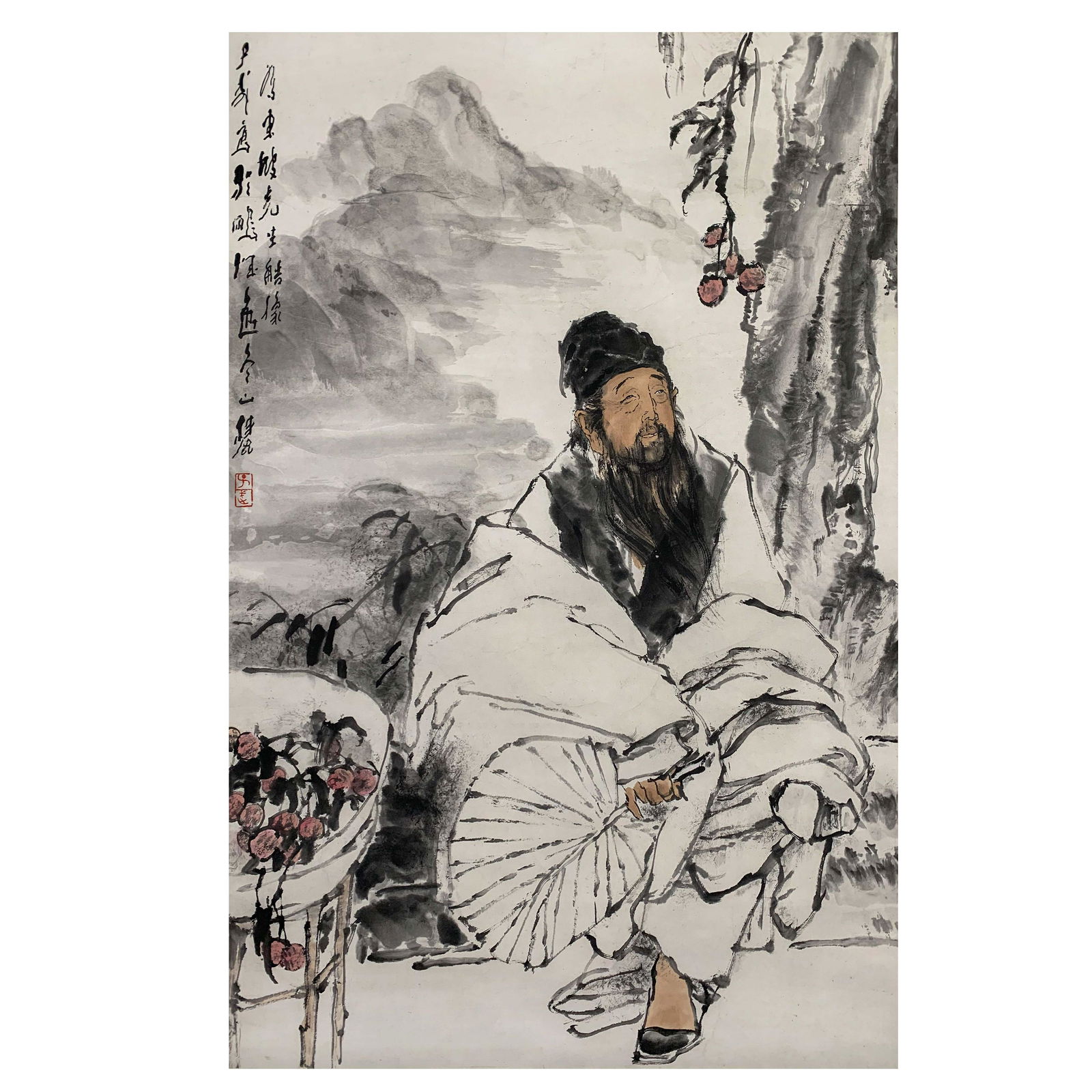 A CHINESE PAINTING OF FIGURE
