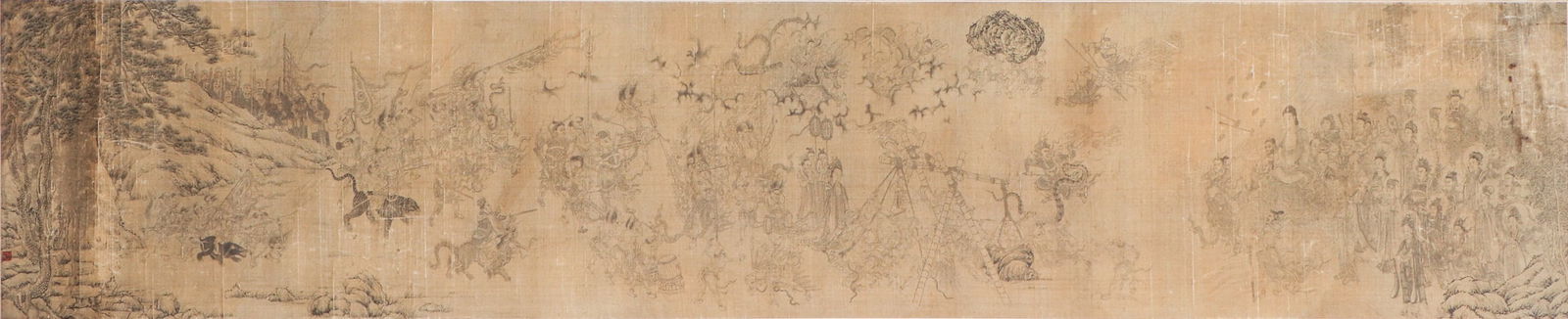 A CHINESE PAINTING OF FIGURE