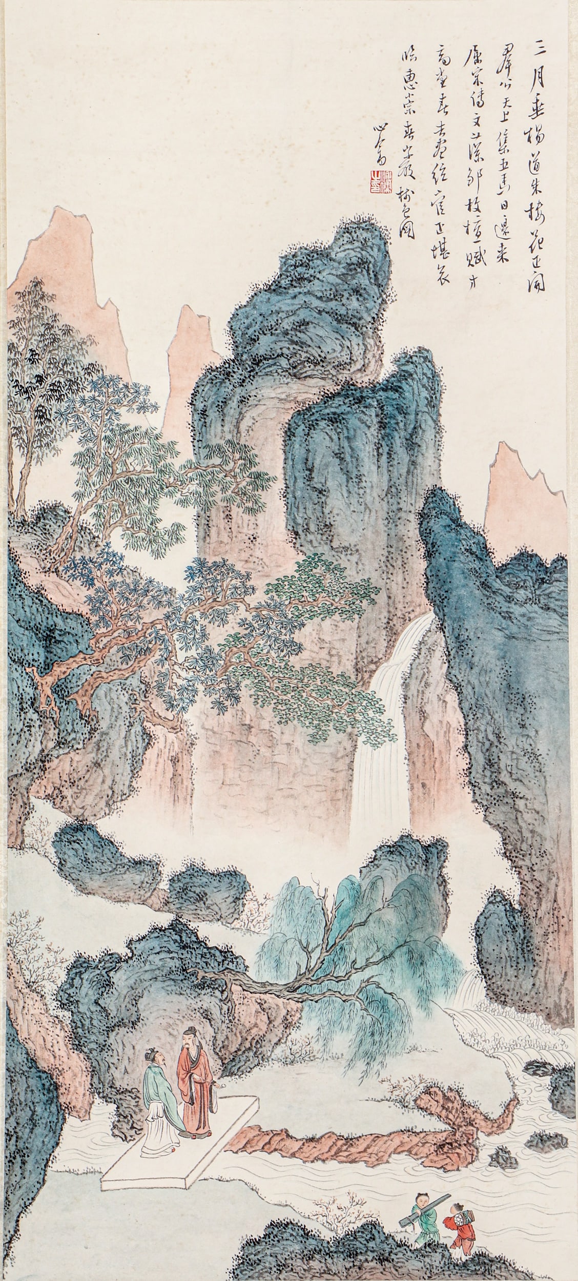 A CHINESE PAINTING OF FIGURE