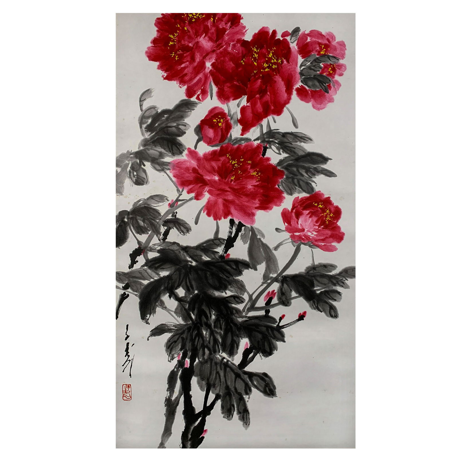 A CHINESE PAINTING OF