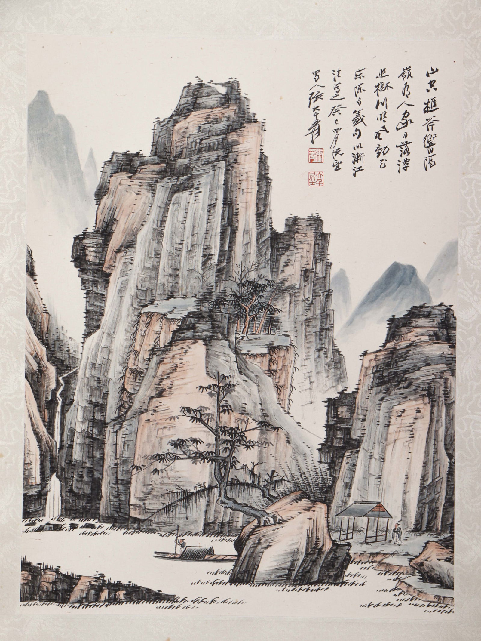 A CHINESE PAINTING OF LANDSCAPE