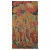 A CHINESE PAINTING OF THE GODD