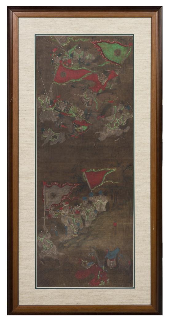 A Chinese Painting on Silk