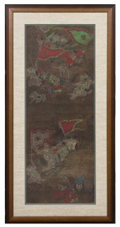 A Chinese Painting on Silk dep