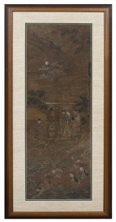 A Chinese Painting on Silk dep