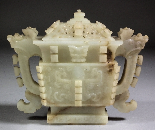 A Chinese pale green jade