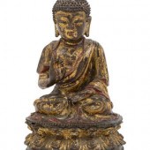A Chinese Parcel-Gilt and Pain