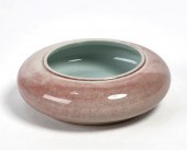 A CHINESE PEACH BLOOM GLAZED B