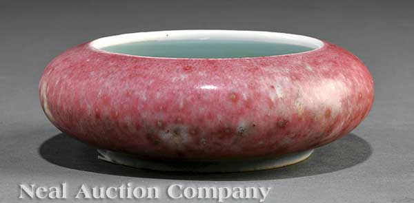 A Chinese Peachbloom Glazed