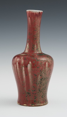A Chinese Peachbloom Vase Of