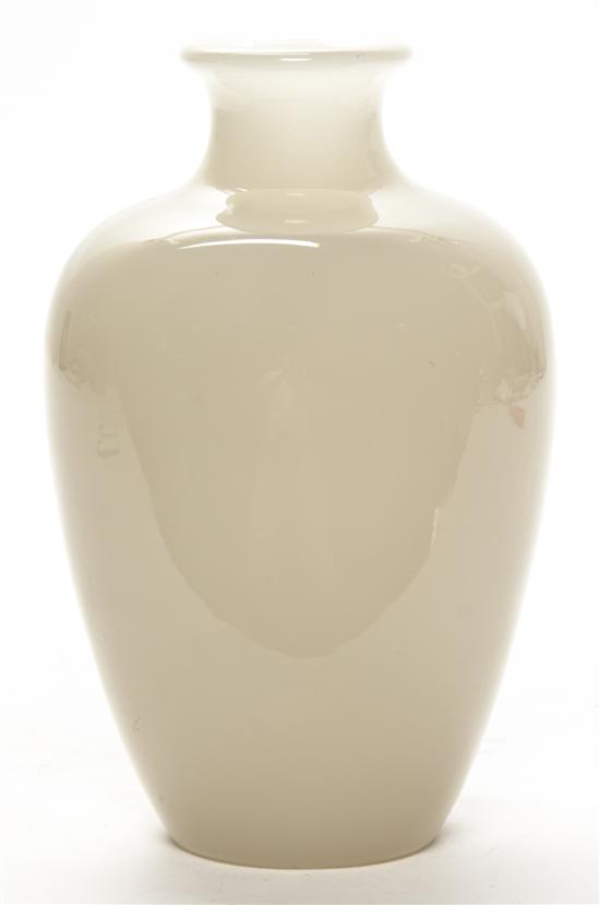 A Chinese Peking Glass Vase of