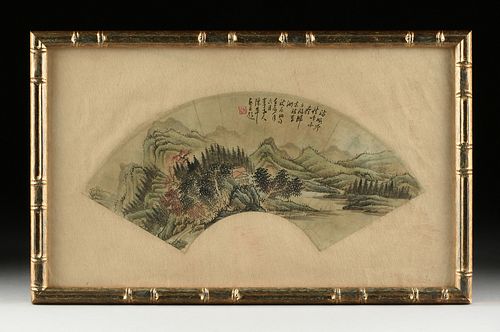 A CHINESE POEM AND FALL LANDSCAPE