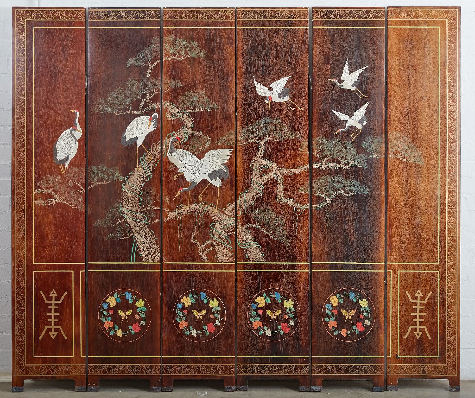 A CHINESE POLYCHROME LACQUER
