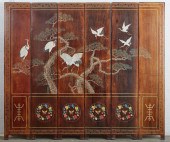 A CHINESE POLYCHROME LACQUER F