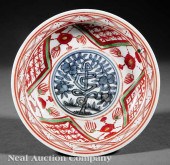 A Chinese Polychrome Painted B