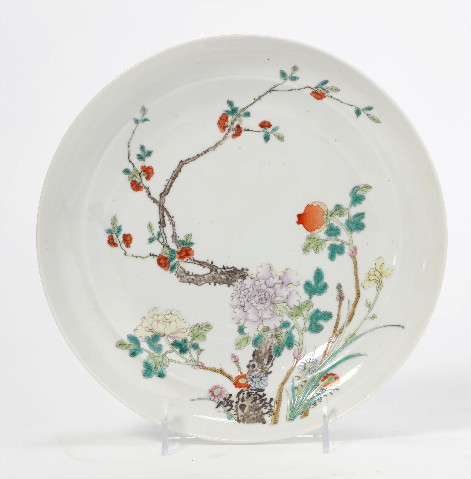A CHINESE POLYCHROME PORCELAIN