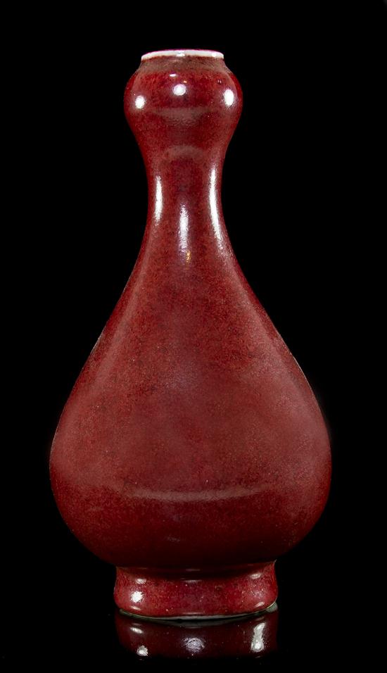A Chinese Porcelain Baluster Vase