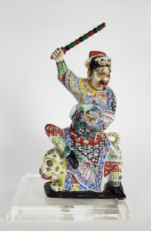 A CHINESE PORCELAIN ENAMEL PAI