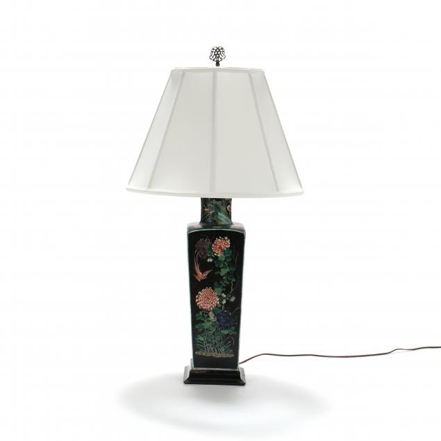 A CHINESE PORCELAIN FAMILLE NOIRE