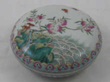 A Chinese porcelain famille verte