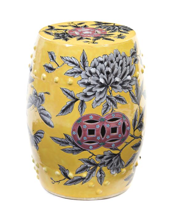 *A Chinese Porcelain Garden Seat