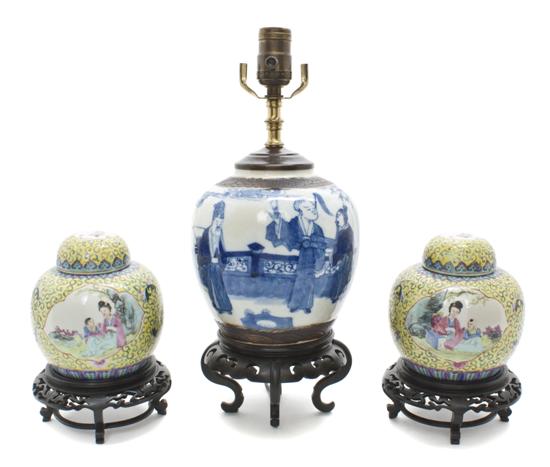 A Chinese Porcelain Ginger Jar