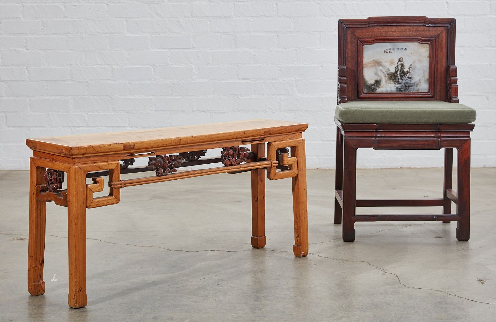 A CHINESE PORCELAIN MOUNTED