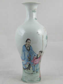 A Chinese porcelain vase the