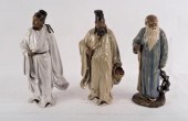 A Chinese pottery figure by Li