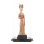 A CHINESE POTTERY TOMB FIGURE
