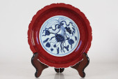 A CHINESE RED-CODING PORCELAIN