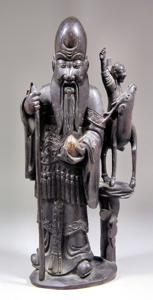 A Chinese root carving of a