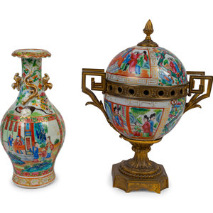 A Chinese Rose Canton Bronze