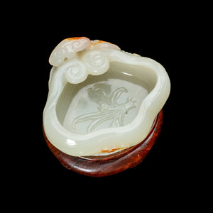 A Chinese Russet and White Jade