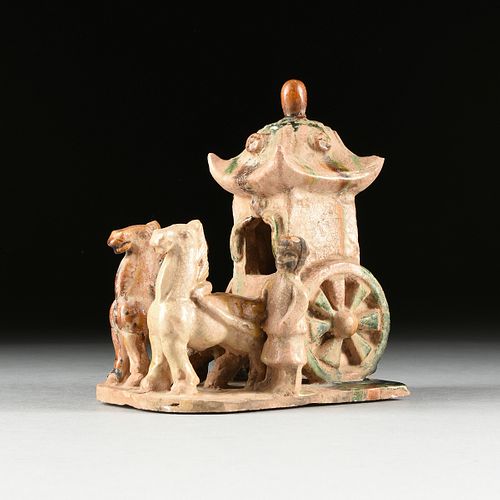 A CHINESE SANCAI GLAZE TERRACOTTA